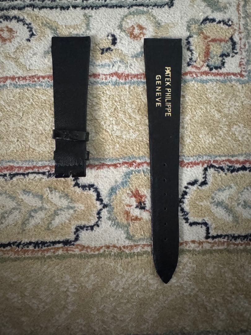 パテックフィリップ皮革バンド ストラップ 純正アリゲータークロコ ワニ