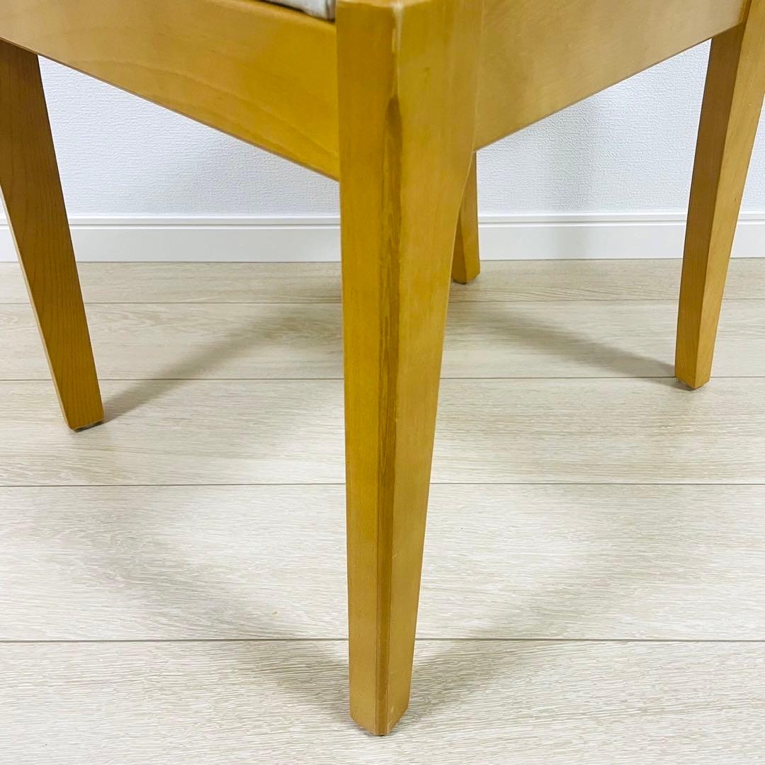 ②MARUNI マルニ木工 編み込みダイニングチェア ナチュラル かごめ編み