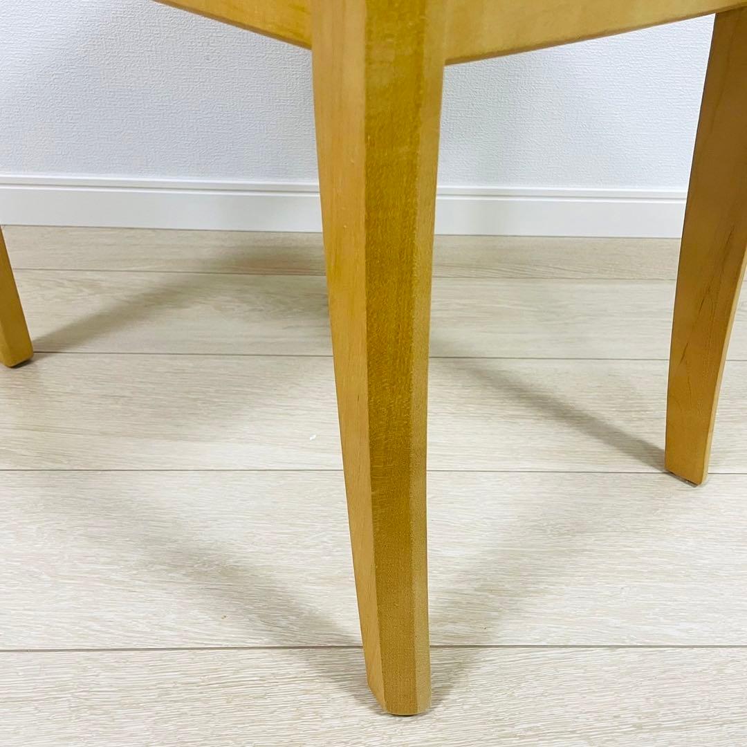 ②MARUNI マルニ木工 編み込みダイニングチェア ナチュラル かごめ編み