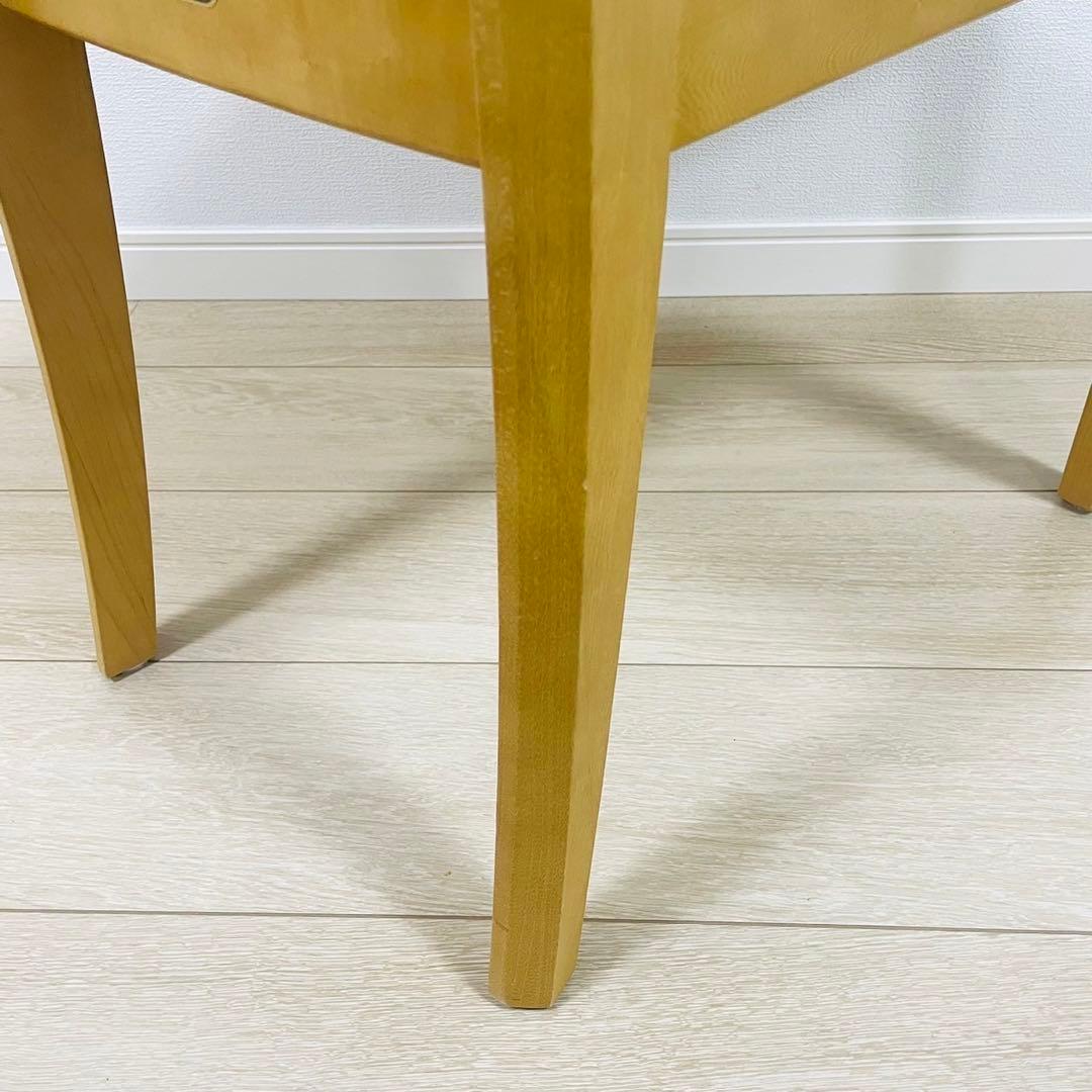 ②MARUNI マルニ木工 編み込みダイニングチェア ナチュラル かごめ編み