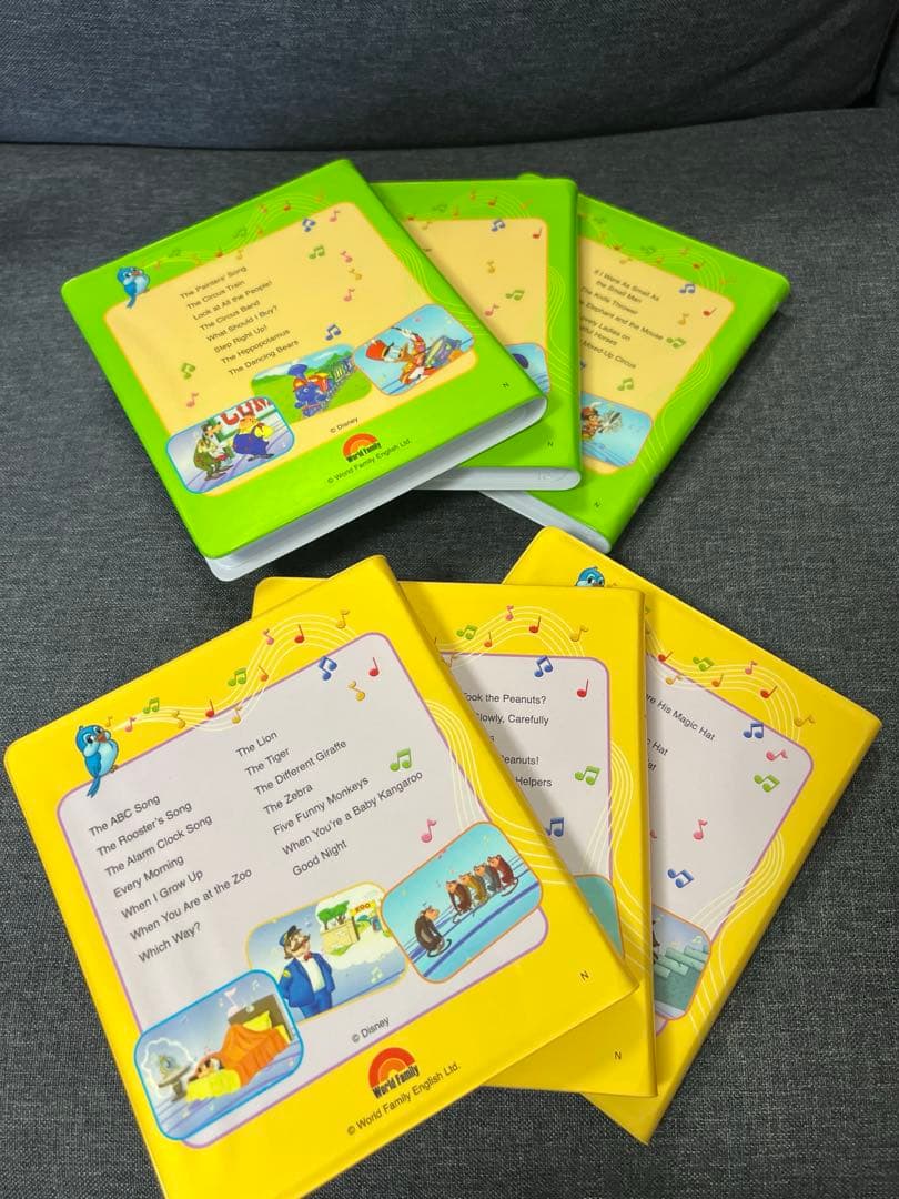 新子役　DWE ディズニー英語システム シングアロング DVD 12枚