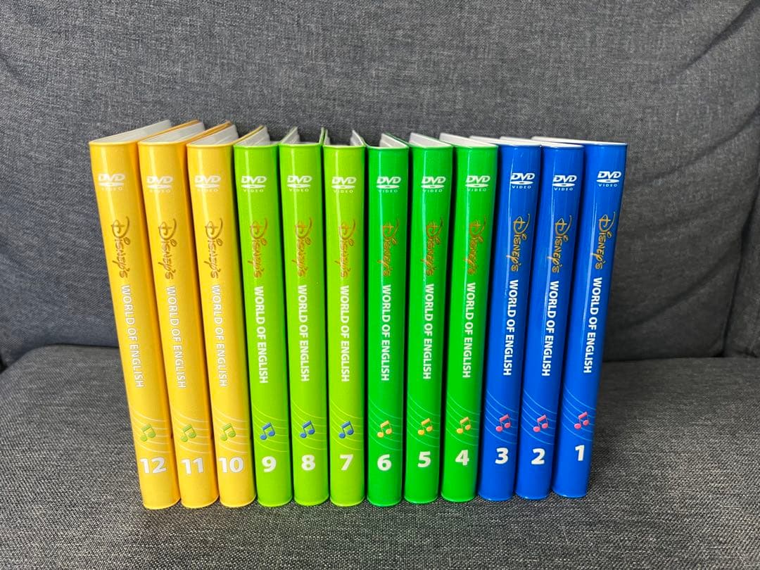 新子役　DWE ディズニー英語システム シングアロング DVD 12枚