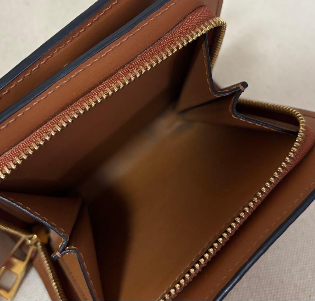 LOEWE コンパクトジップ ウォレット　エンボスシルクカーフ　リピート