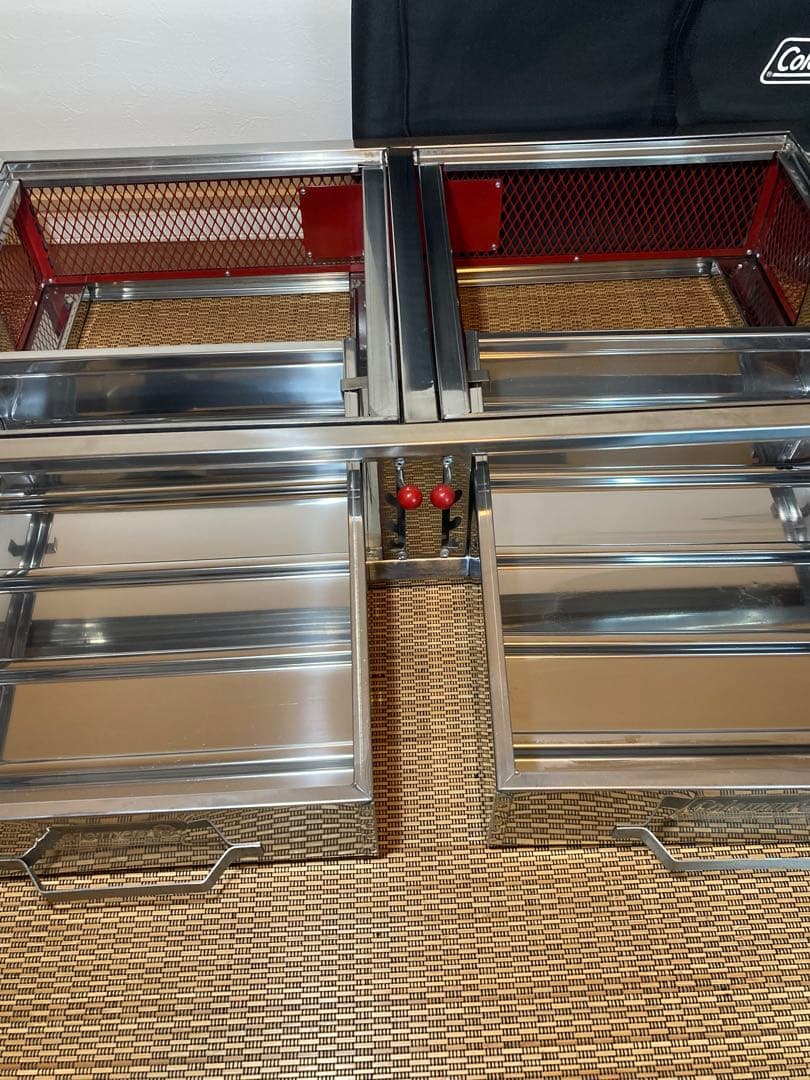 【新品未使用品】Coleman クールスパイダープロ/LX レッド BBQコンロ