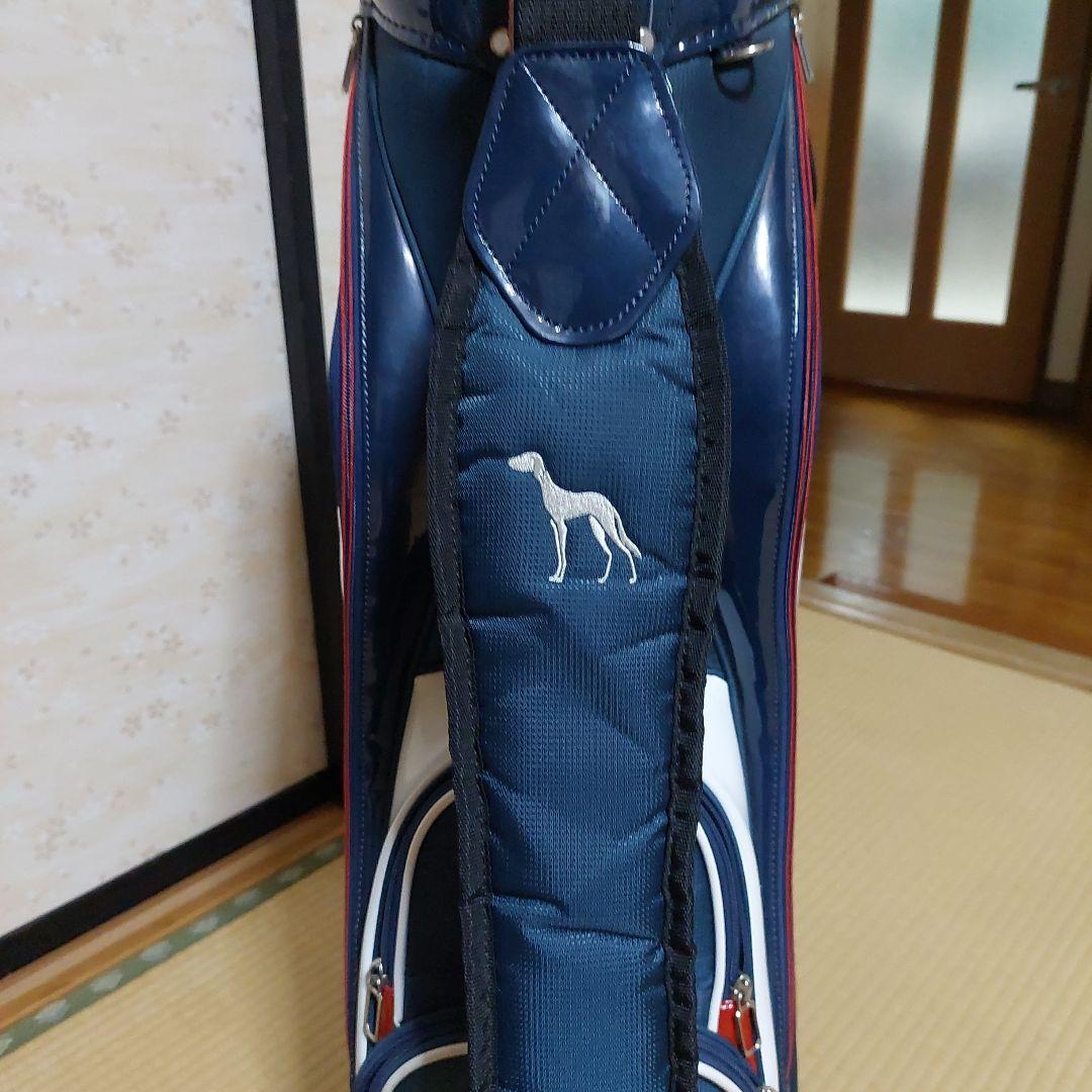 adabat ゴルフバッグ ネイビー ストライプ