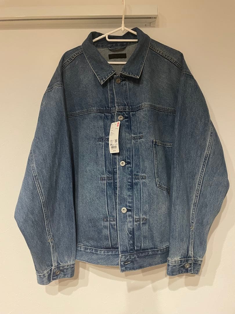 UNIQLO デニムトラッカージャケット3XL 64BLUE