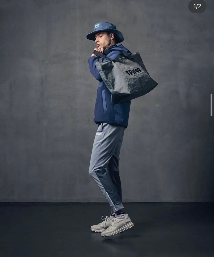 メンズウェア TFW49 FLEECE JACKET BLUEGREY L