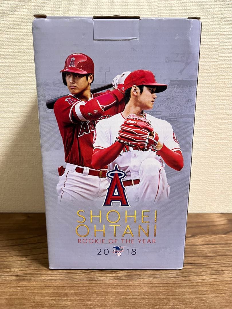 【球場限定】非売品/大谷翔平選手2018ルーキーオブザイヤーボブルヘッド