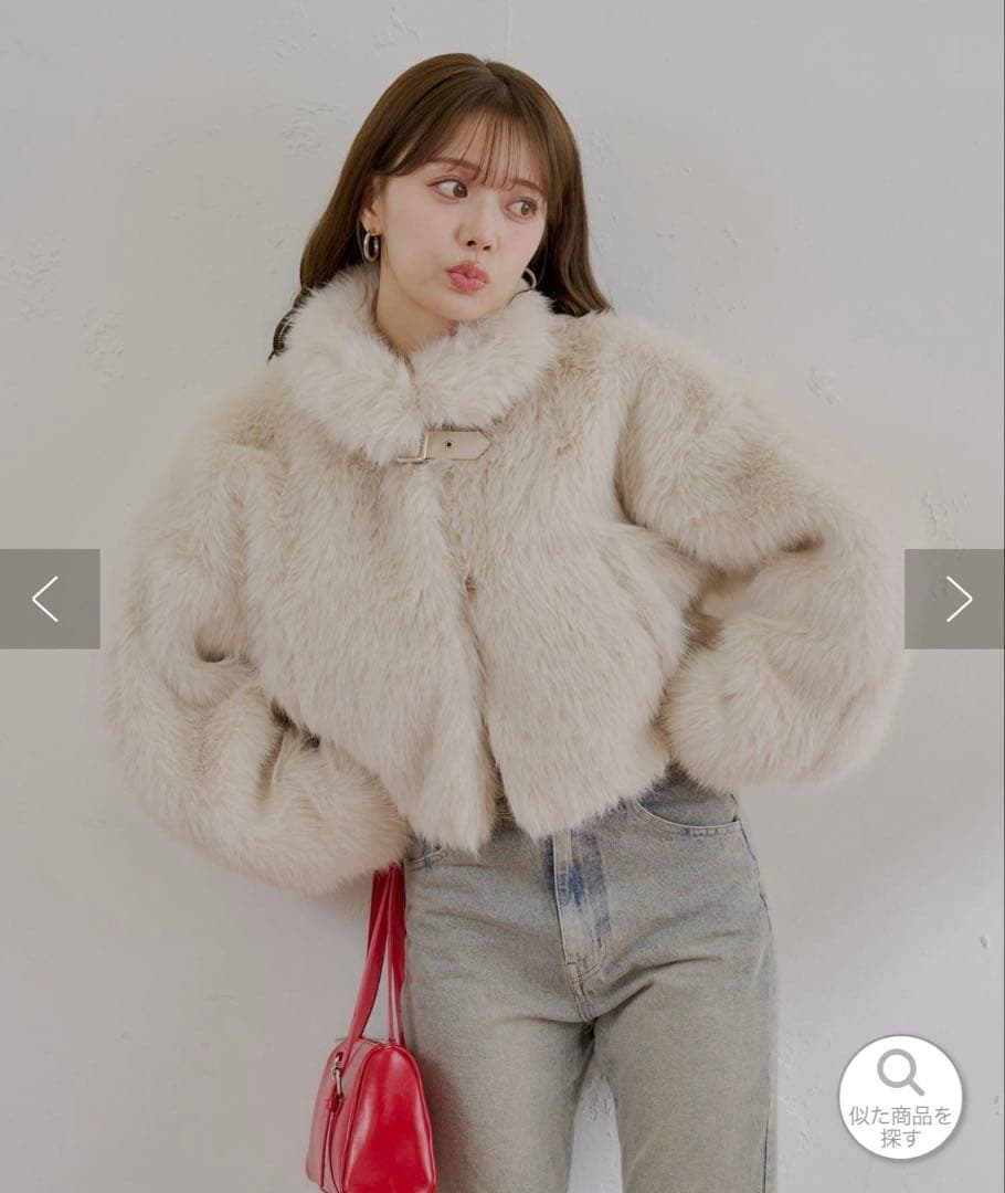 Chico プードルコート WEB限定 リバイバル ホワイトその他1