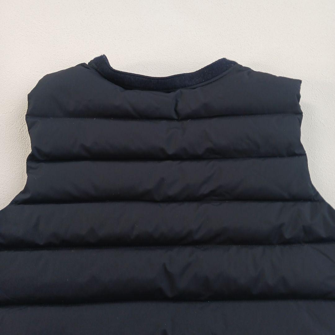 SONO ソーノ ダウンベスト ペプラム ネイビー サイズ1 ヘム