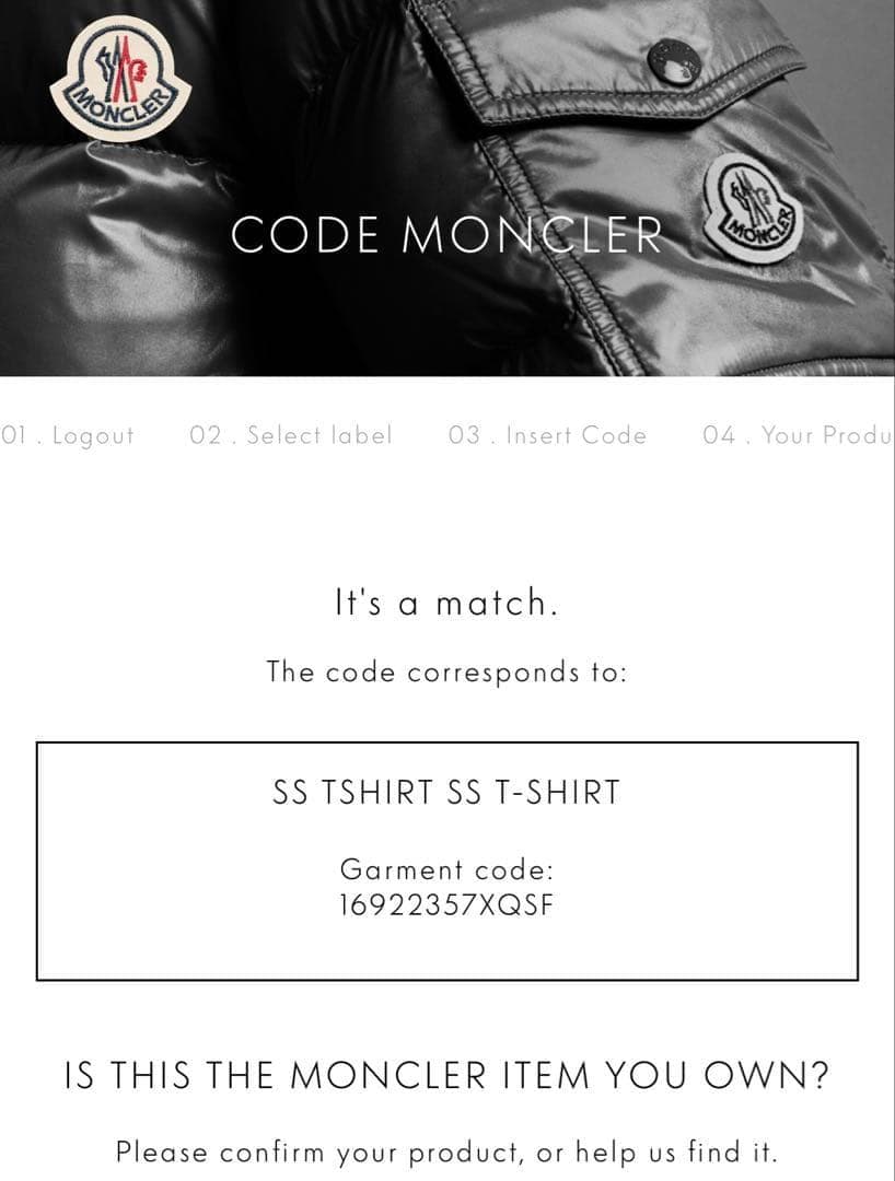 【タグ付き未使用級】モンクレール グレー Tシャツ メンズ ロゴ Lサイズ