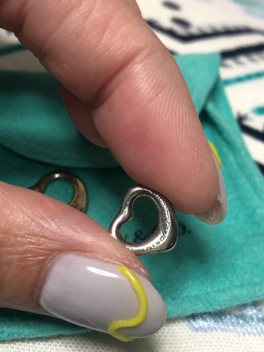 ティファニー オープンハートチャーム