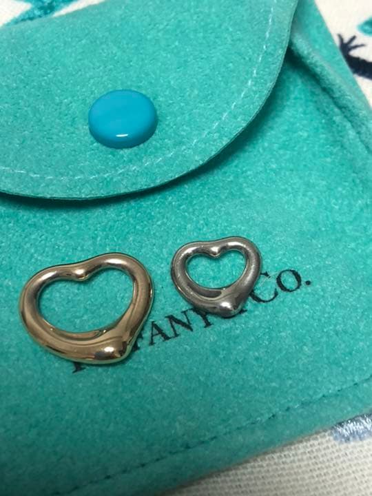 ティファニー オープンハートチャーム