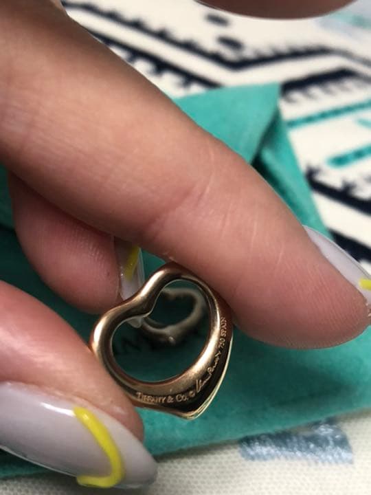 ティファニー オープンハートチャーム