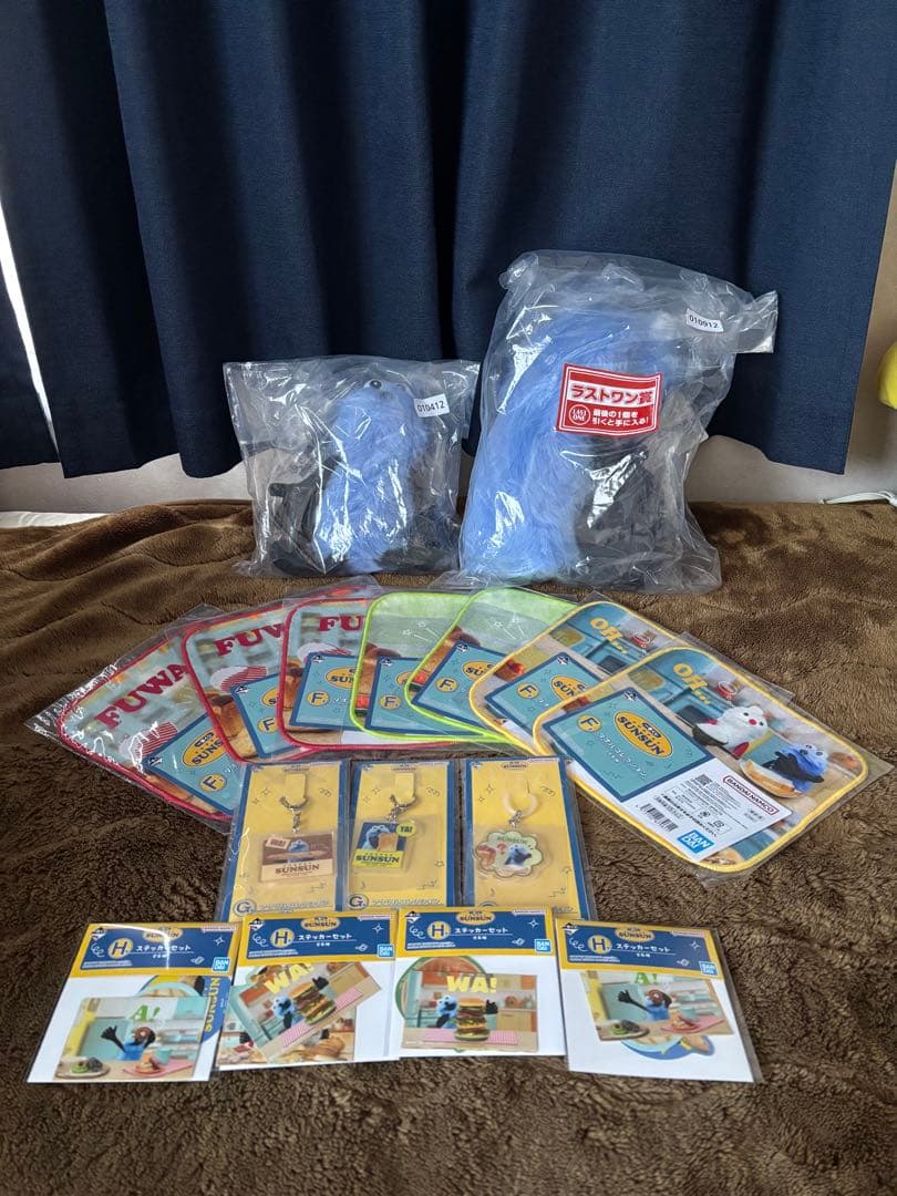 も*ち様 パペットスンスン一番クジ　ラストワン・A賞　その他14点