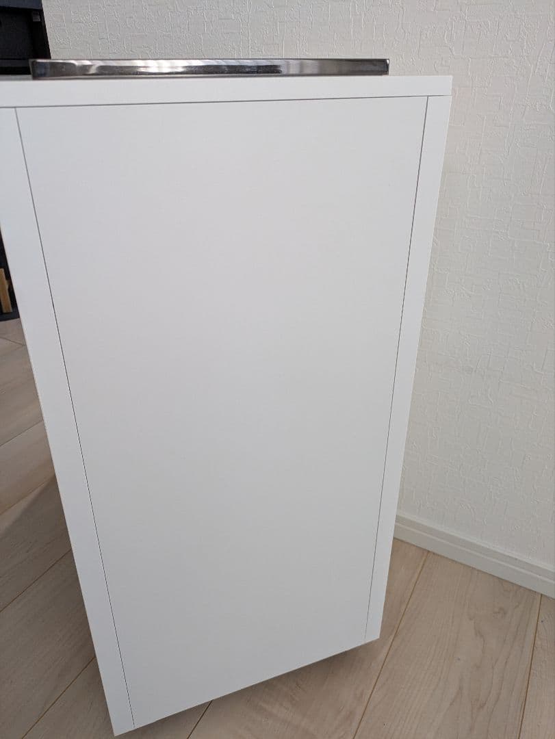 ◎ZitA SQUARE　ホワイト　キャスター付き