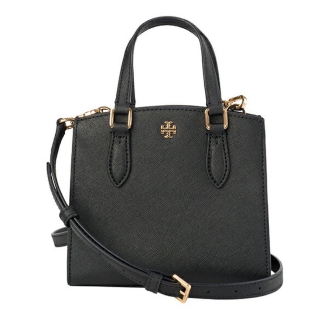 Tory Burch ハンドバック　エマーソン　マイクロ　サッチェル　BLACK