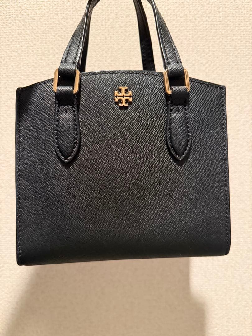 Tory Burch ハンドバック　エマーソン　マイクロ　サッチェル　BLACK