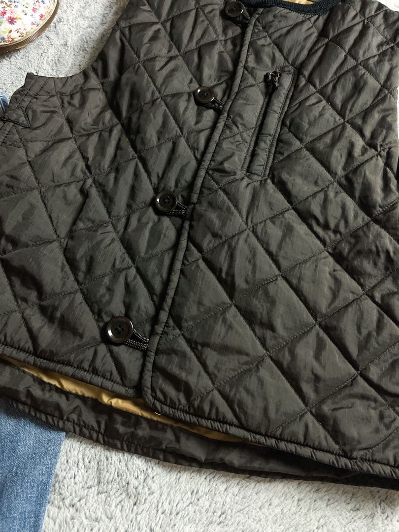 【45R】45rpm キルティングベスト クルーネック