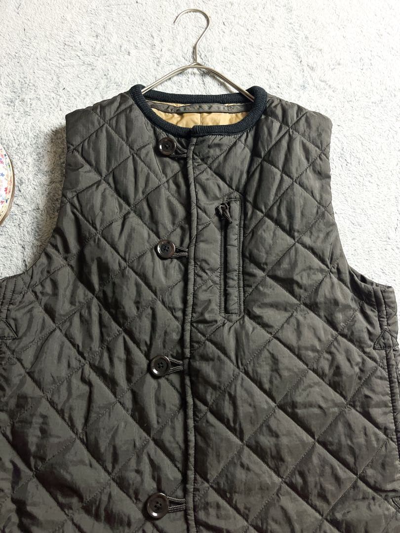 【45R】45rpm キルティングベスト クルーネック