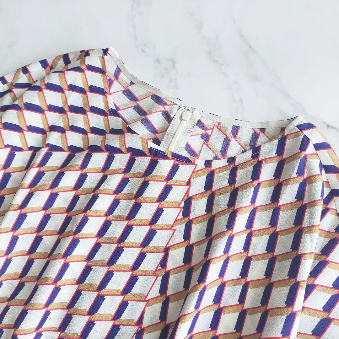 新品未使用　アルアバイル　バイヤスキカPTシャーリングワンピース　総柄　手洗い可