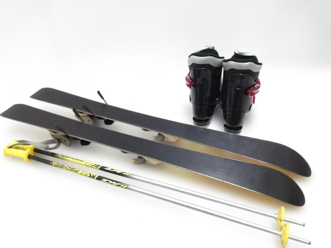 キッズジュニアスキー4点セット カザマ100cm ブーツ XERES 23cm