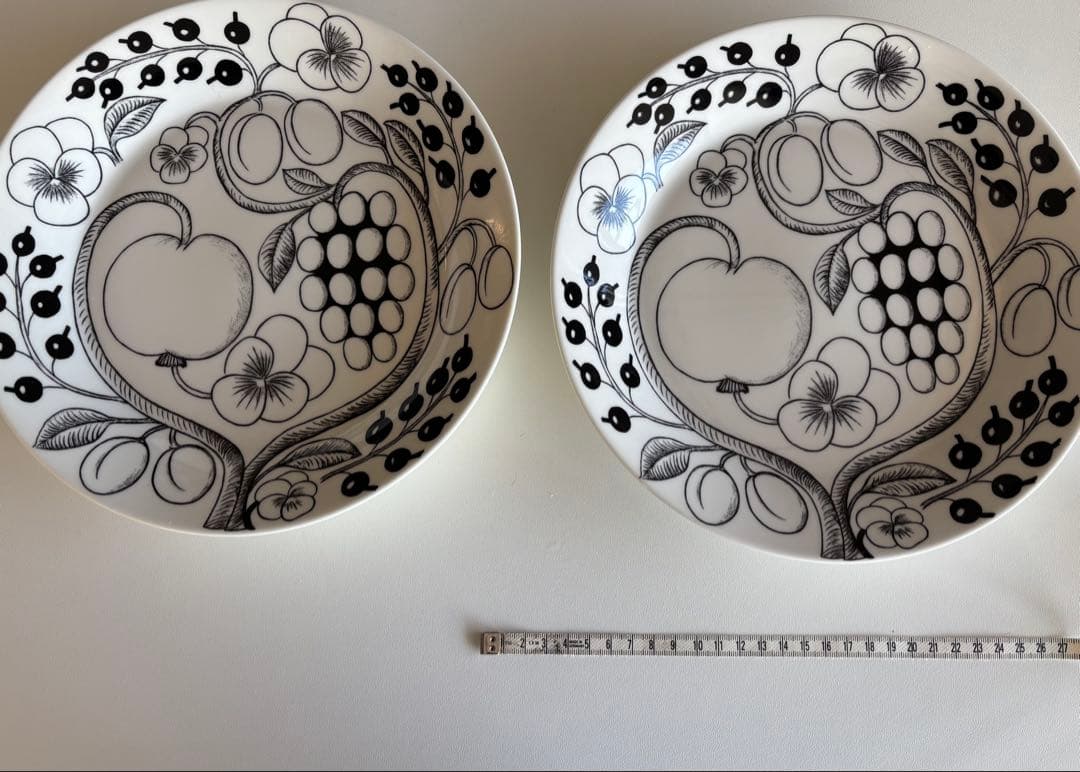 アラビア パラティッシ ブラック 25cm 4枚セット