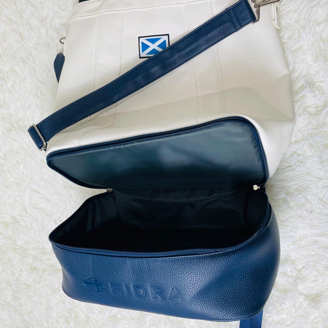 FIDRA フィドラ 3WAY トート リュック ショルダー 白ネイビー