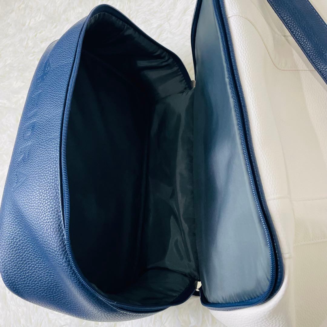 FIDRA フィドラ 3WAY トート リュック ショルダー 白ネイビー