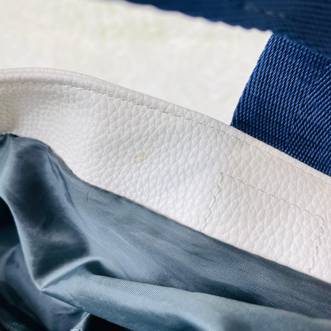 FIDRA フィドラ 3WAY トート リュック ショルダー 白ネイビー