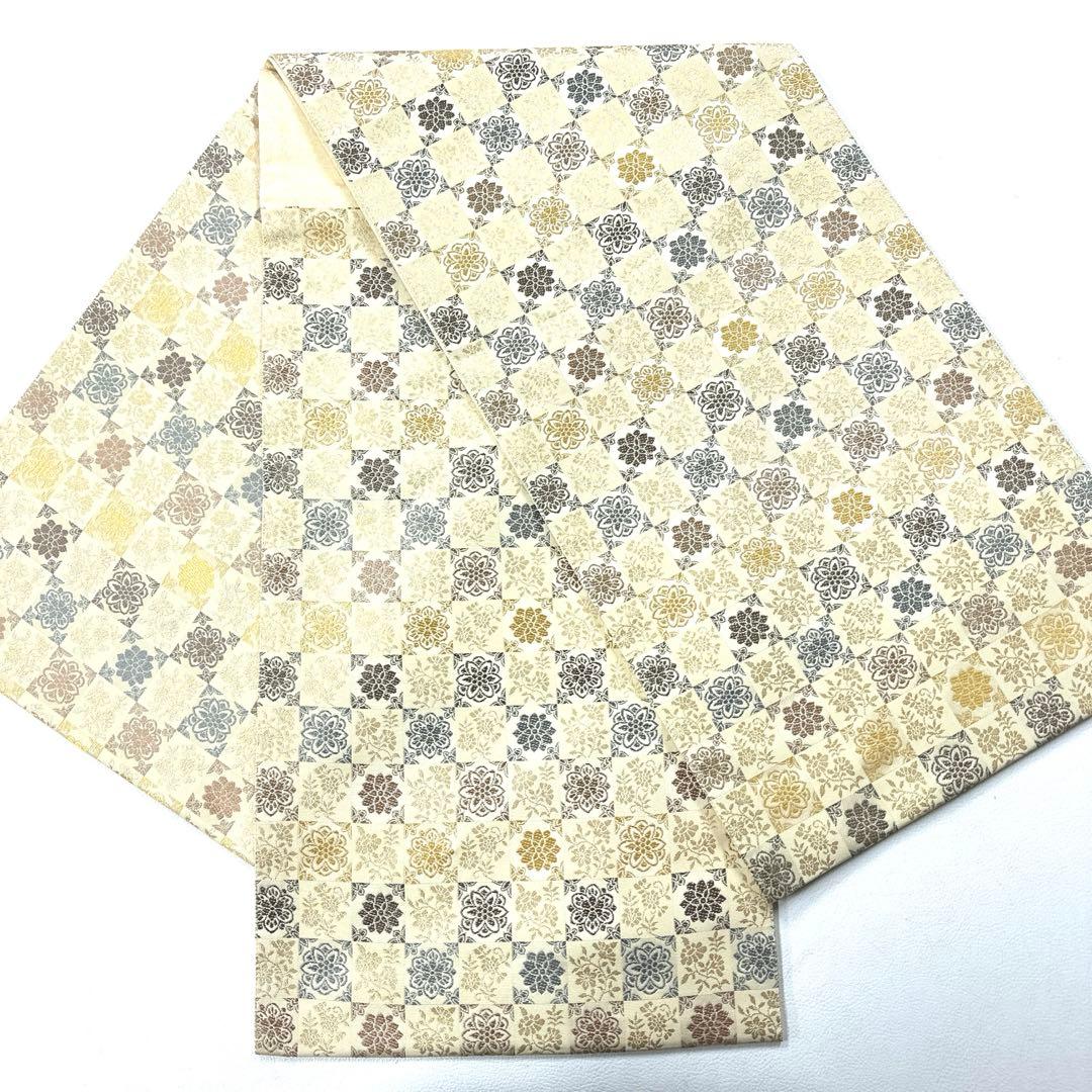 帯5133 ●高級 正絹 六通 袋帯