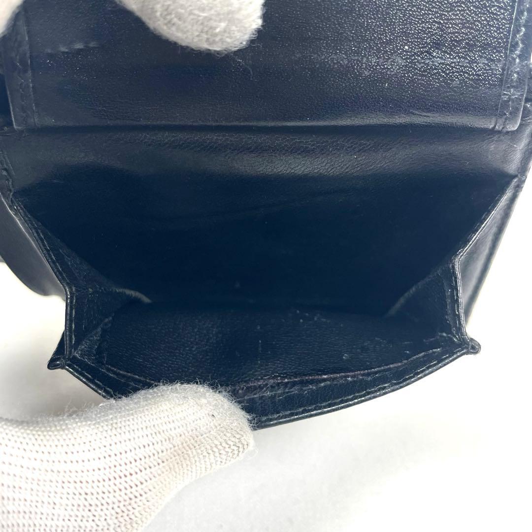 ボッテガヴェネタ　二つ折り財布　イントレチャート　コンパクト　スクエア　本革