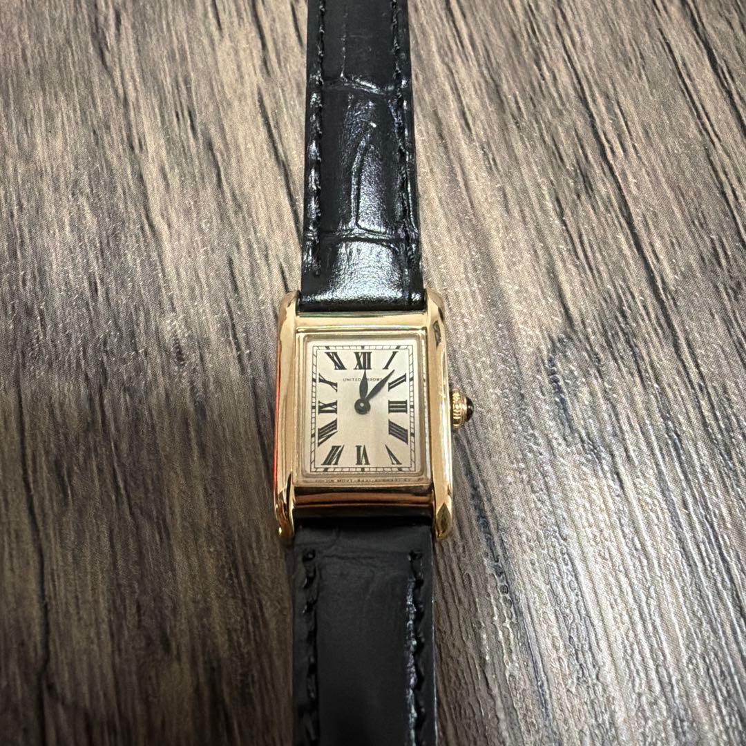 【フジモト】UNITED ARROWS レディース 腕時計 ゴールド/