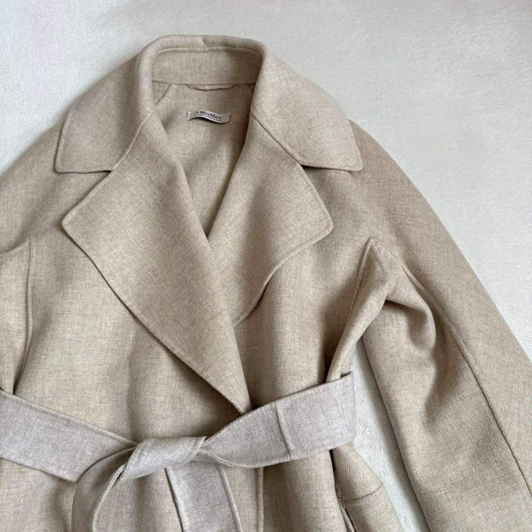 【極美品】S MAX MARA マニュエラコート クチートアマーノ 42