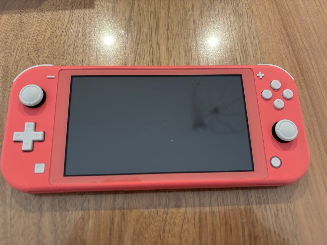 Nintendo Switch Lite コーラル本体箱充電器つき マリオケース