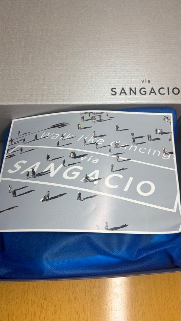 新品未使用　箱付　SANGACIO　にゅ　限定10周年記念モデル　スニーカー