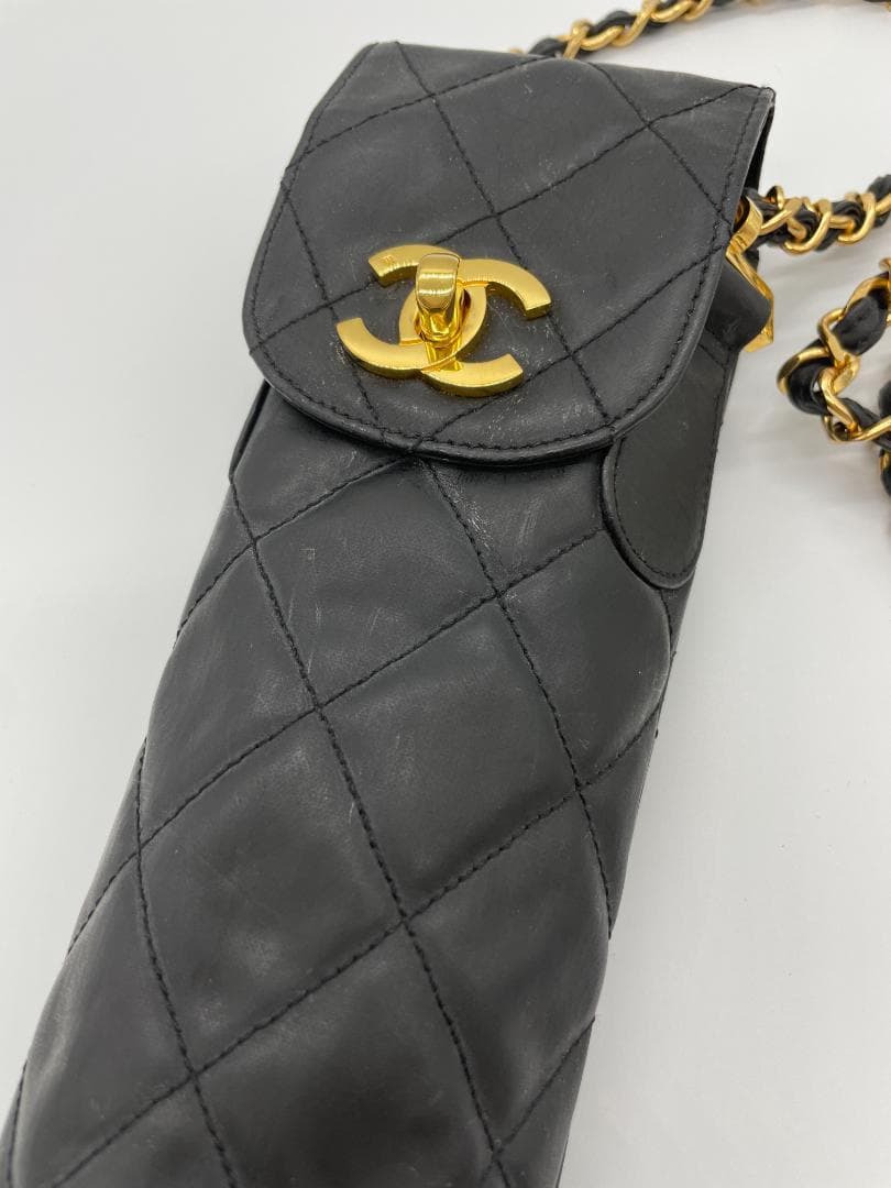 Chanel 折りたたみ傘 黒 晴雨兼用