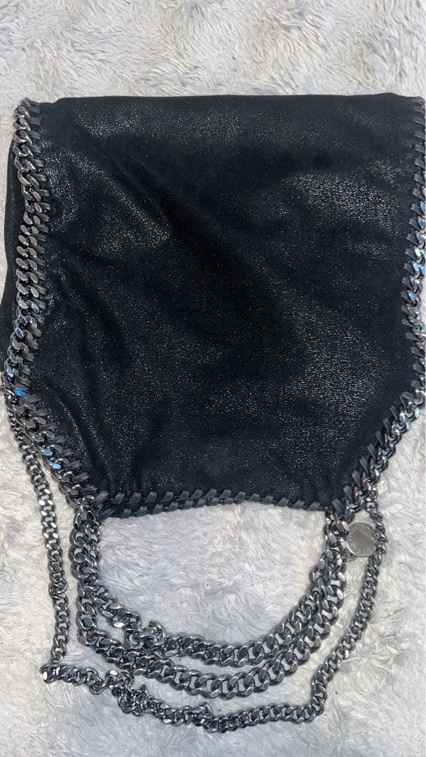 ファラベラ フォールドオーバー トートバッグ 黒