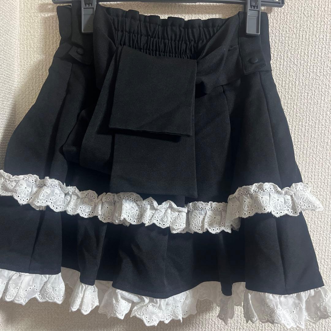 pium コットンフリルボリュームタックスカート ピウム