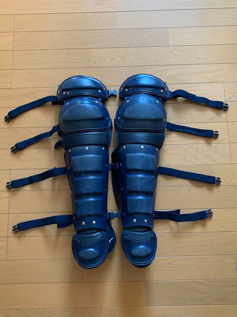 MIZUNO ミズノ　一般軟式　キャッチャー　防具　セット　紺　Mサイズ