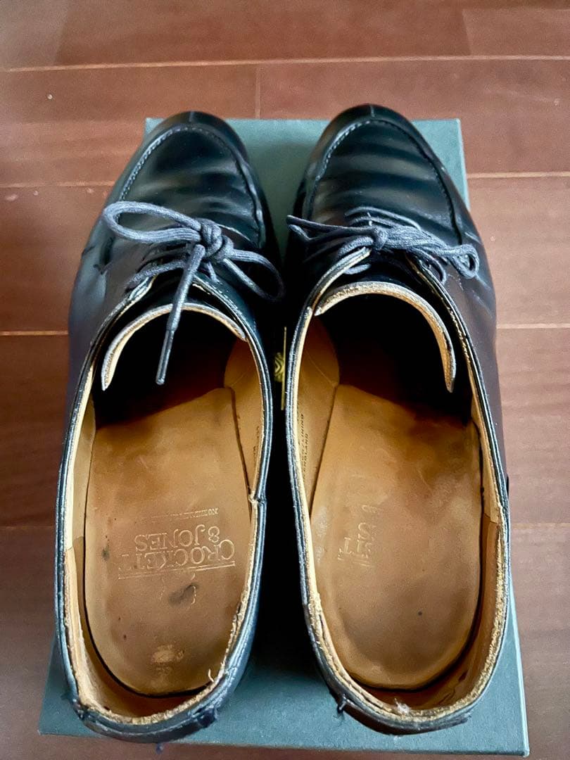 【格安】Crockett&JonesクロケットアンドジョーンズUチップ8.5黒