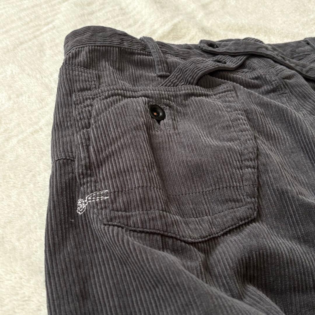 ケン！！DENHAM CROSSBACK WIDE CDコーデュロイパンツ