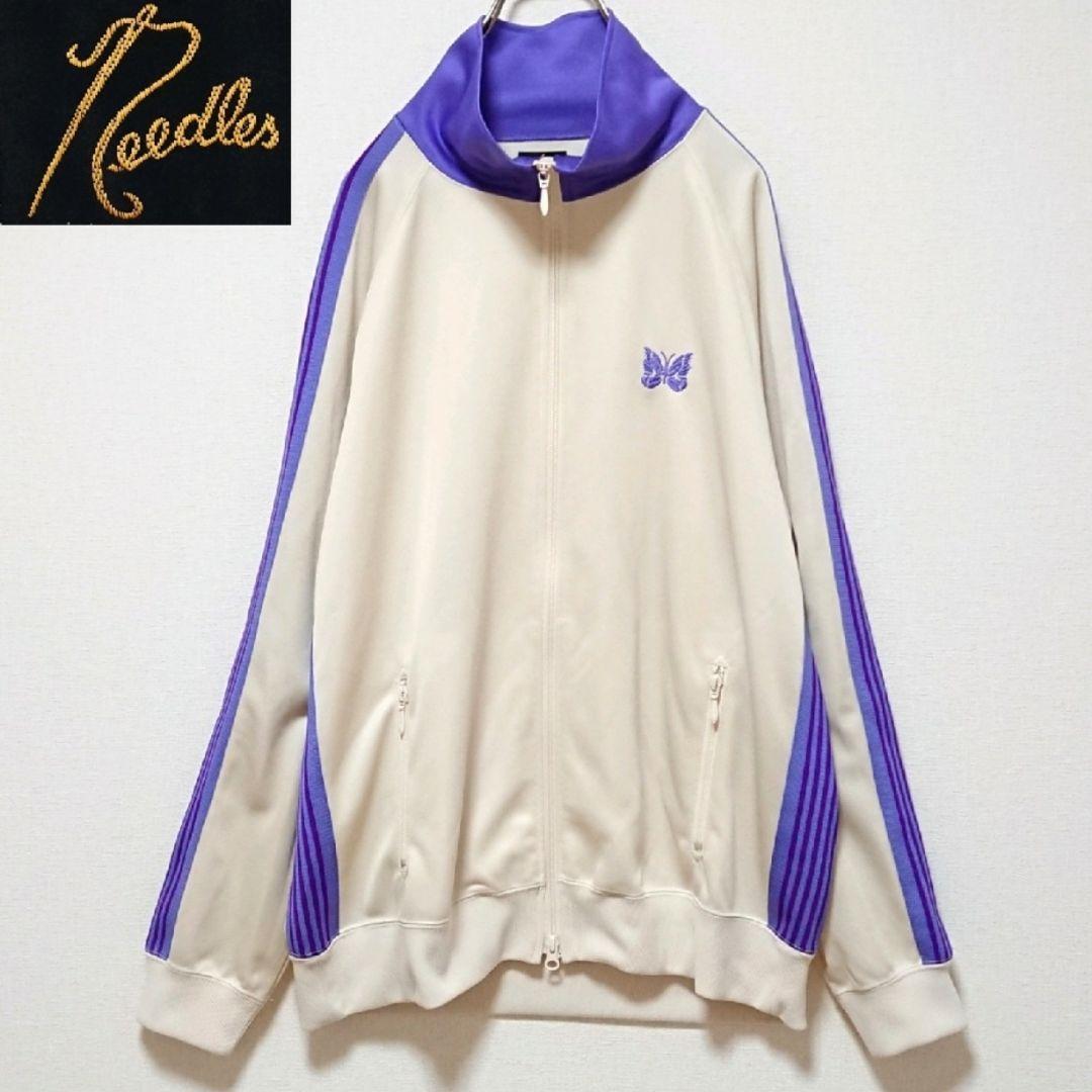 希少 ニードルス バタフライ 刺繍 ロゴ ライン トラック ジャケット
