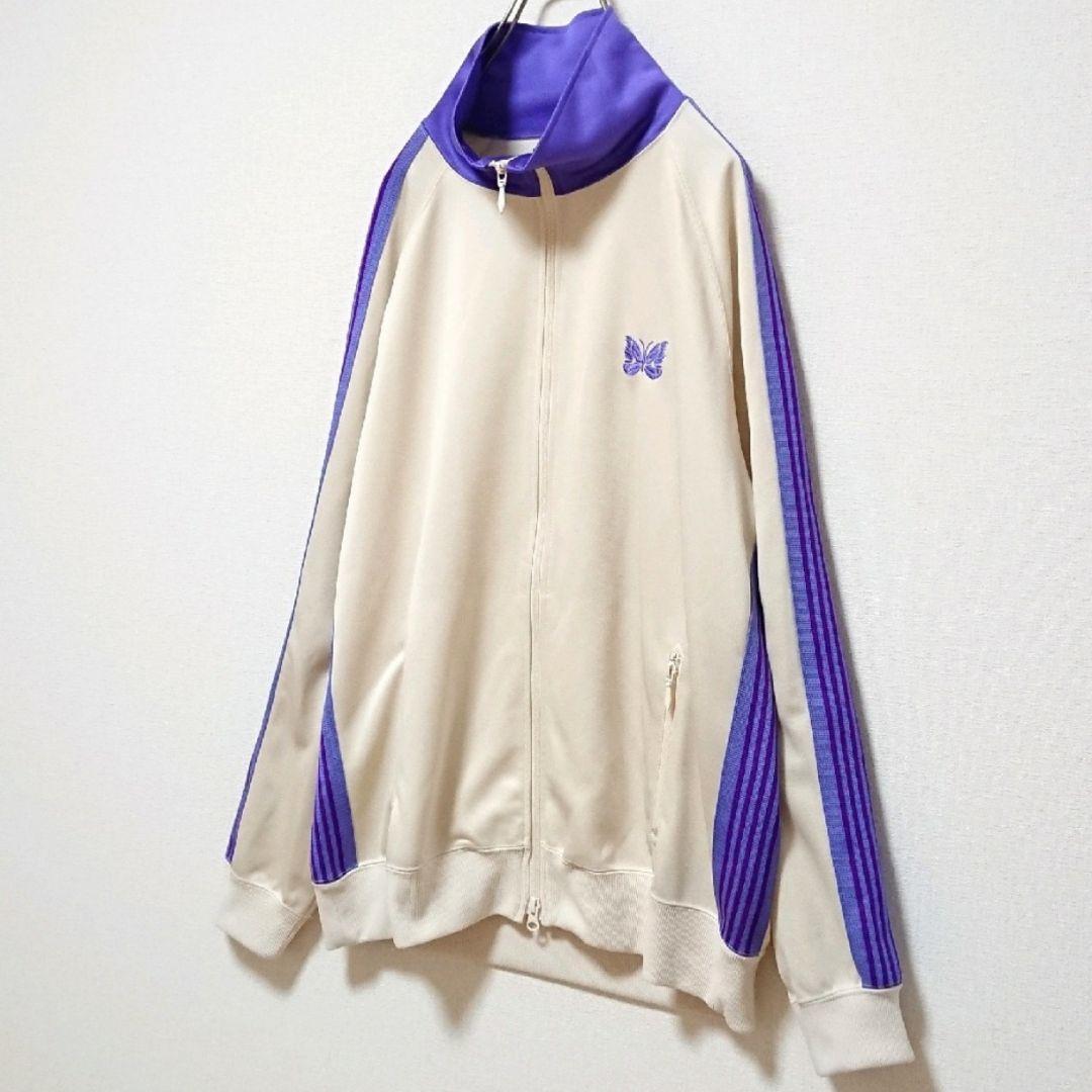 希少 ニードルス バタフライ 刺繍 ロゴ ライン トラック ジャケット