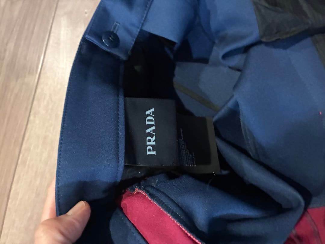 プラダ PRADA ネイビー　紺　スラックス　パンツ　サイズ50