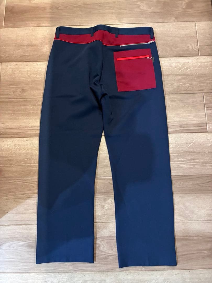 プラダ PRADA ネイビー　紺　スラックス　パンツ　サイズ50