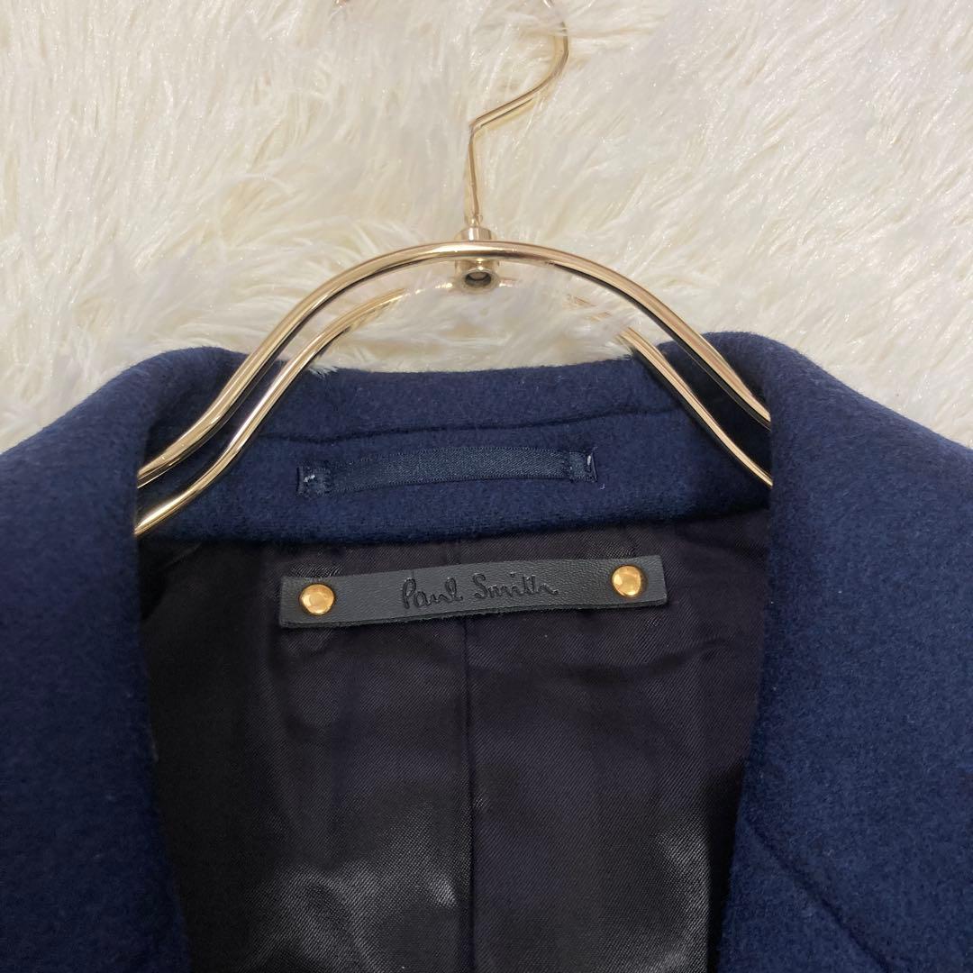 Paul Smith チェスターコート ネイビー M オシャレ オフィス 上品