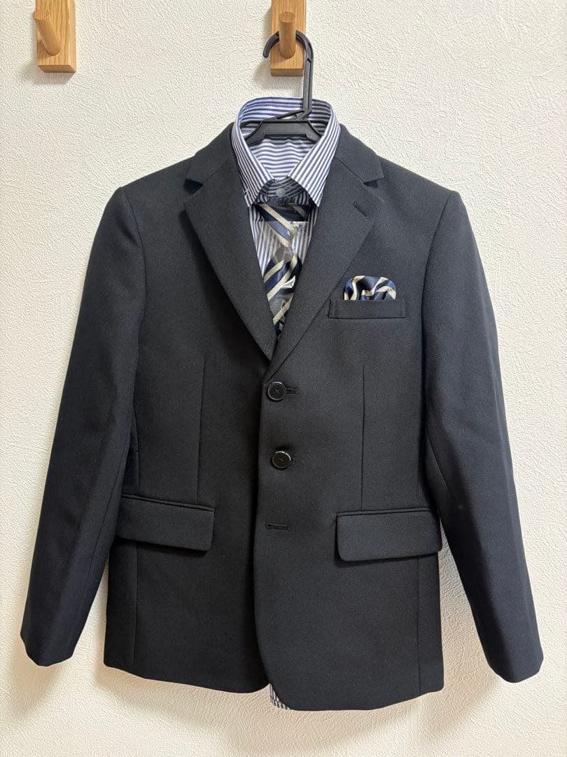 キッズ スーツセット 150cm 卒業式　黒