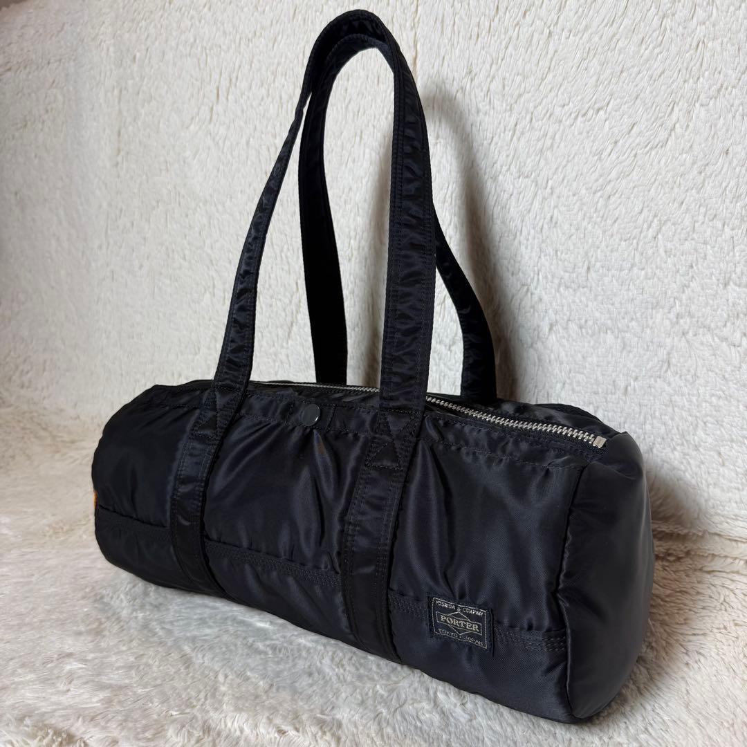 極上品　PORTER　ポーター　タンカー　ミニボストンバッグ　Lサイズ　ブラック