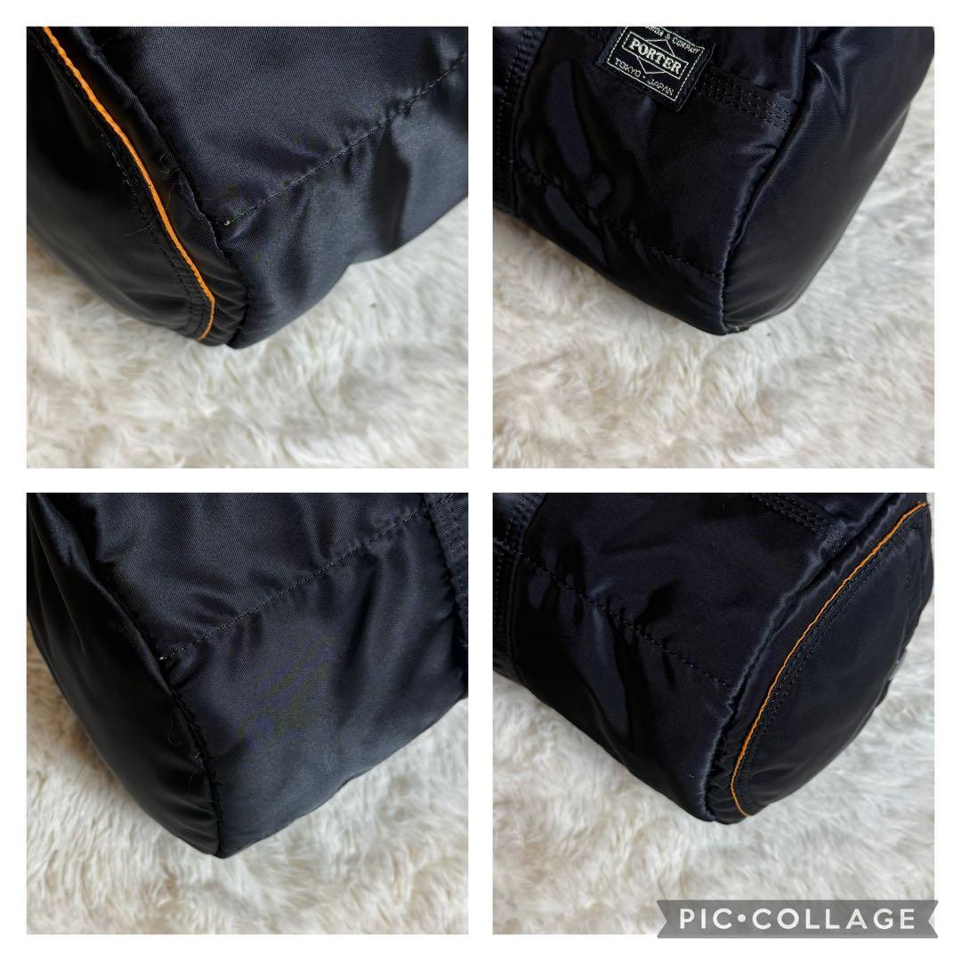 極上品　PORTER　ポーター　タンカー　ミニボストンバッグ　Lサイズ　ブラック